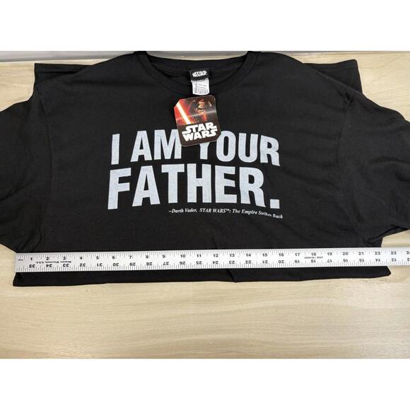 Star Wars Darth Vader I Am Your Father  Black Men's T-Shirt Size  XL NWT - Picture 4 of 5